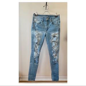 Ripped High-Rise Jegging | American Eagle